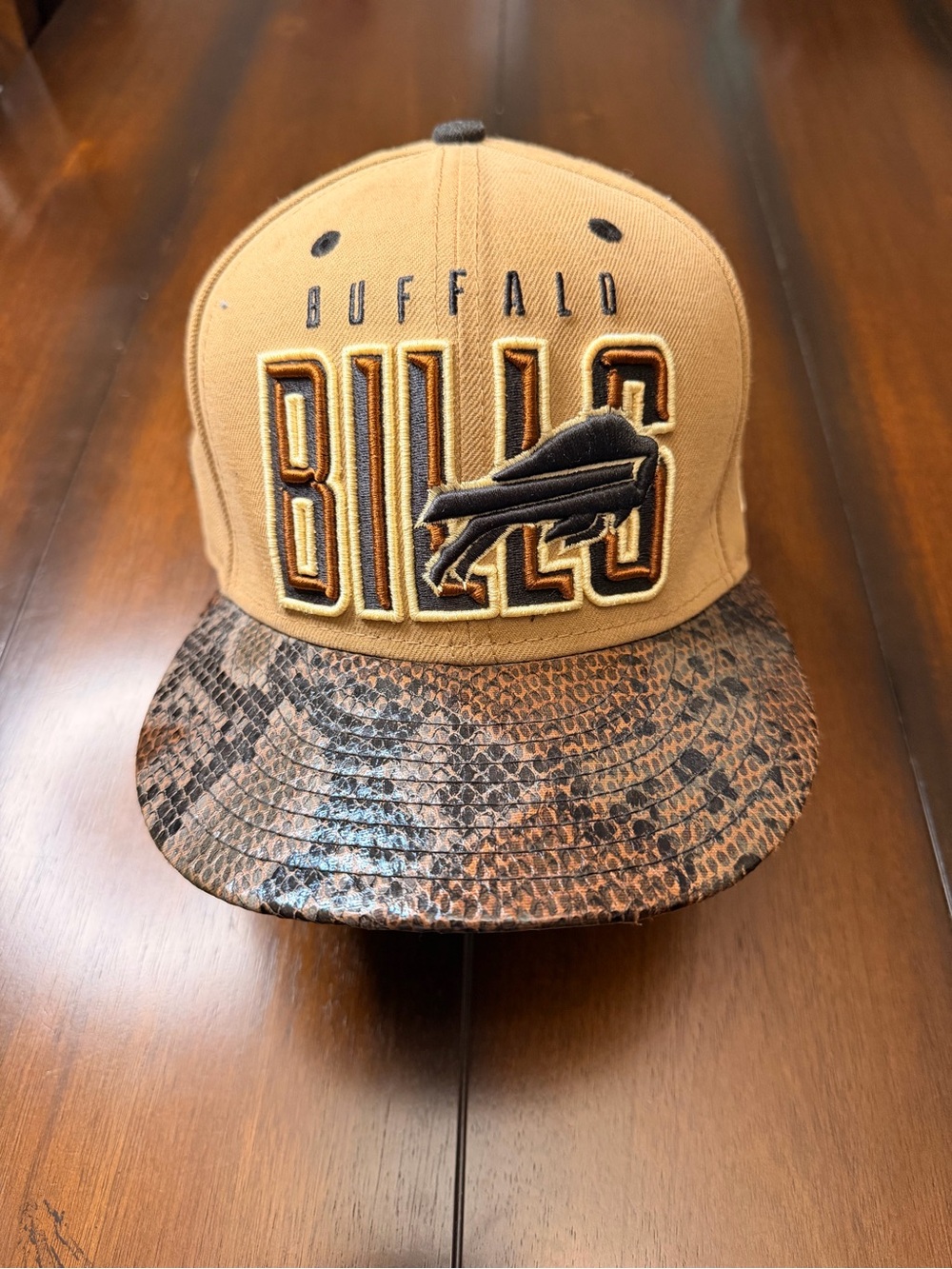 Buffalo bills Snake Skin Cap with adjustable strap